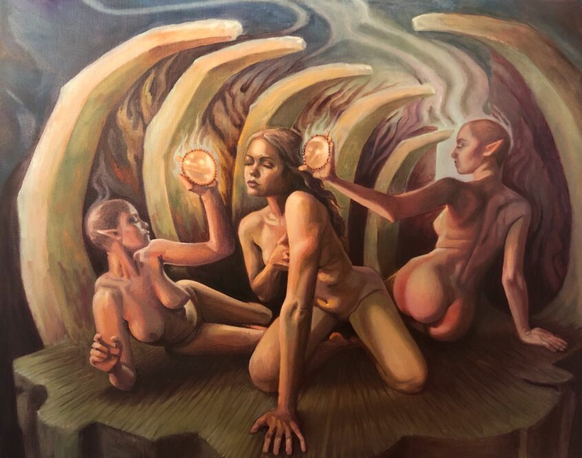 Kelly Steltz, oil on canvas